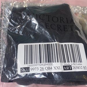 BRAND NEW Victorias Secret PINK black panty